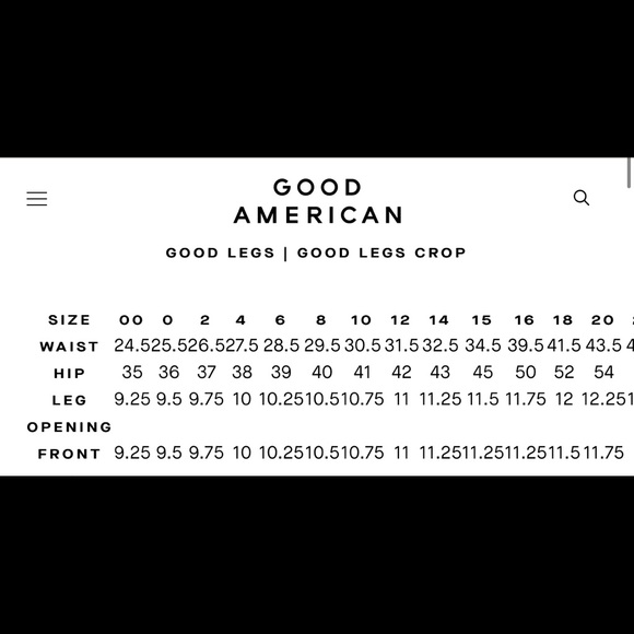 GOOD AMERICAN, GOOD LEGS Black pants, size 14 - Picture 16 of 16